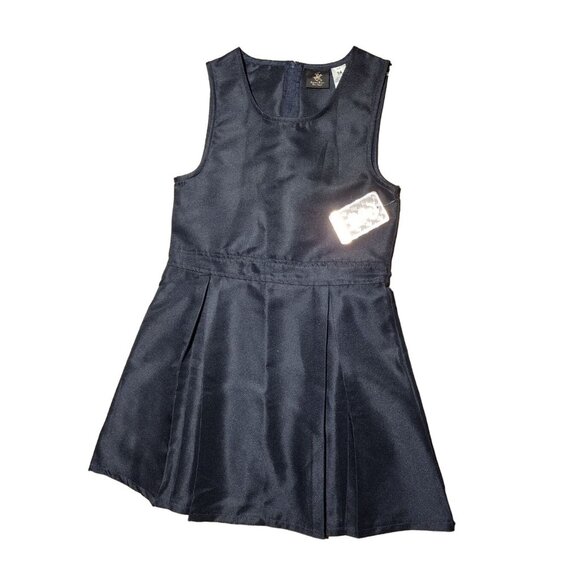 Beverly Hills Polo Club Girls' School‎ Uniform Jumper Dress Navy Size 14 - Picture 3 of 5